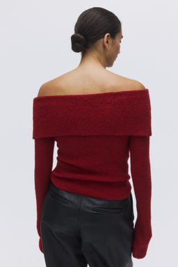 Jersey off-the-shoulder - H&m фото 8