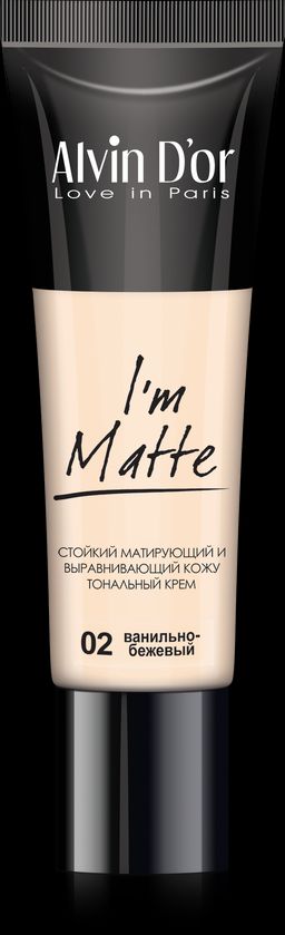 Alvin Dor BC-04 Тональный крем Im Matte тон 02 ванильно-бежевый 25мл