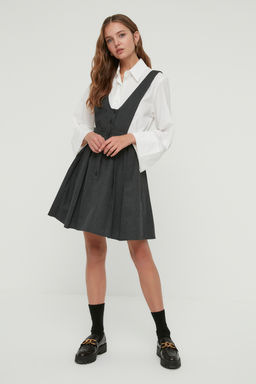 Trendyolmilla Haki Ask?l? Mini Dokuma Jile Elbise TWOAW21EL1163  фото 2