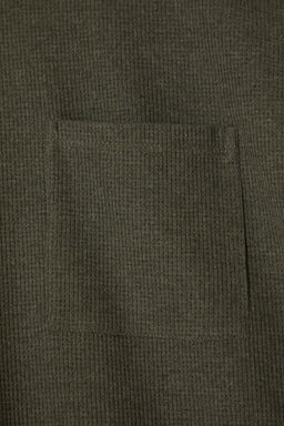 TRENDYOL MAN Haki Oversize/Genis Kesim Bisiklet Yaka Basic Buyuk Beden T-Shirt TMNSS25BF00000 - Trendyolmilla фото 9