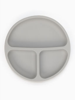 Тарелка детская секционная, 3 секции, серый, Mum&Baby