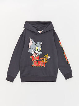 Tom ve Jerry Bask?l? Erkek ?ocuk Hoodie