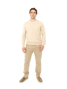 Джемпер из кашемира мужской KM040800-E бежевый