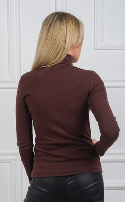 Водолазка "Коричневый янтарный"