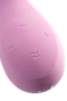 Нереалистичный вибратор Satisfyer Mono Flex, силикон, розовый, 20,4 см.