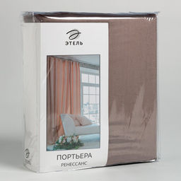 Штора портьерная «Этель», 170×270 см, ренессанс серая гавань