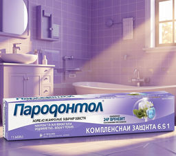 Цена снижена! ПАРОДОНТОЛ з/паста туб. 63гр 6в1 комплексная защита