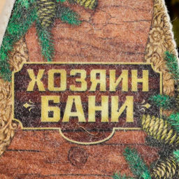 Цена за 2 шт. Шапка для бани с принтом "Хозяин бани"