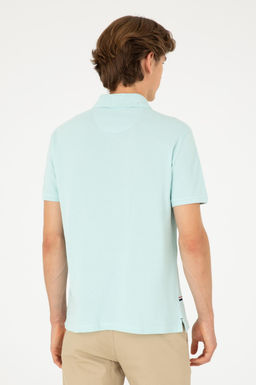 Мужская базовая футболка цвета морской волны Неожиданная скидка в корзине - U.s. polo assn фото 5