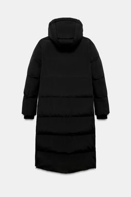 ANORAK LARGO 50% PLUM?N 50% PLUMA CAPUCHA WATER REPELLENT WINDPROOF / Negro - Zara фото 11