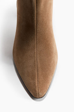 Botas a la rodilla en serraje afelpado - H&m фото 4