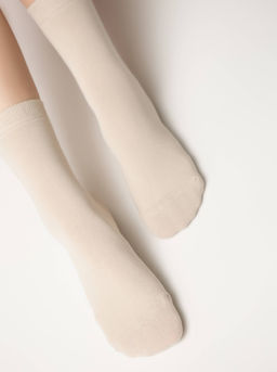 Цена за 2 пары CONTE 3DSOCKS Носки женские бежевый - Conte elegant фото 3