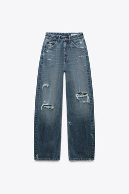 TRF CURVED HIGH-WAIST JEANS - Zara фото 11