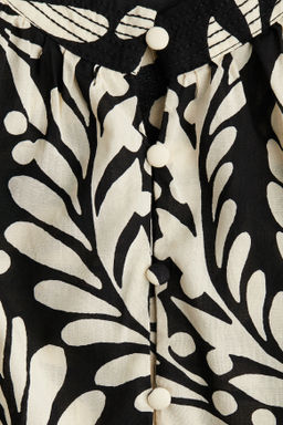 Blusa con cuello mao - H&m фото 3