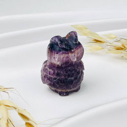 Фигурка "Сова" из Флюорита