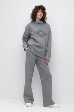 ЕВТ 4017/серый меланж брюки жен