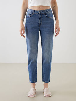 Straight Fit Kad?n Jean Pantolon