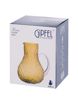 52595 GIPFEL Кувшин LARS 2000 мл. Материал: стекло. Цвет: янтарный.