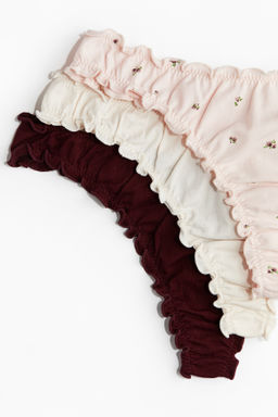 Pack de 3 bragas thong con ribete sobrehilado - H&m фото 12