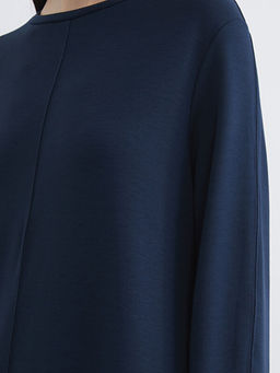 Bisiklet Yaka A Kesim Elbise