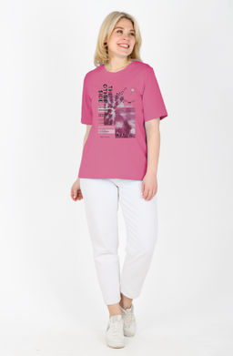 Футболка Лаура Ф-96 (44-60) кулирка - Лотос фото 9