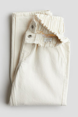 Vaquero paper bag de corte relajado - H&m фото 5