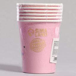 Стаканы бумажные С днём рождения с принцессой, 6 шт - Страна карнавалия фото 3