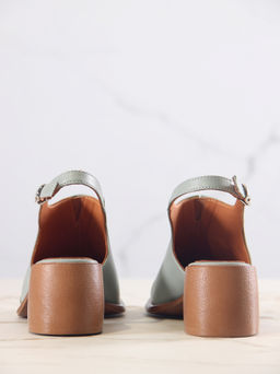 Босоножки 5133.23663be.Авокадо лион+коричневый