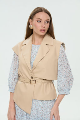 Жилет NIKVA н1019-4 крем-брюле