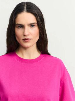 Базовая футболка оверсайз из хлопка / Zarina фото 6