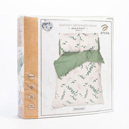 Постельное белье Этель 1.5 сп Эвкалипт (вид 1) 143*215 см,150*214 см, 70*70 см 2 шт  фото 5