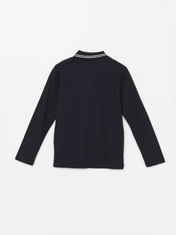 Polo Yaka Basic Uzun Kollu Erkek ?ocuk Ti??rt