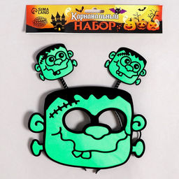 Карнавальный набор Лицо, 2 предмета: ободок, маска - Simaland фото 2