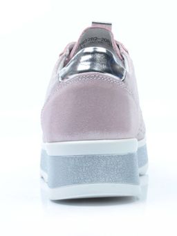 05-EDT60282-20B100M PINK Кроссовки женские (натуральная замша) - No name фото 8