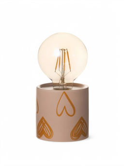 Светильник Цилиндр большие сердца LED 2хАА 8.5?8.5?17 см