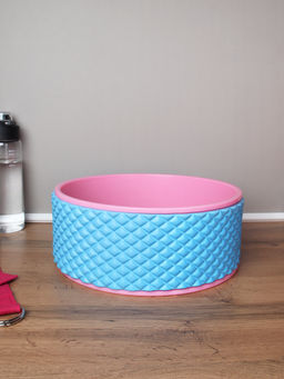 Колесо для йоги и пилатеса массажное 30Х10 / MYW-30BP / голубой / уп10 - Галеонтрейд фото 12