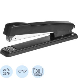 Степлер Attache металлический на 30 л. №24/6, 26/6, черн фото 2
