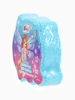 Бомбочка для ванны формовая детская, голубая, 150 г, Винкс