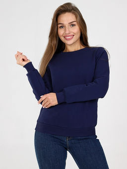 Свитшот женский из футера с начесом Синее Море