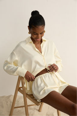 Шорты мини из сатина - Mollis фото 2