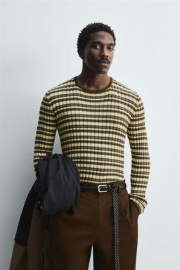 STRIPED JACQUARD JUMPER - Zara фото 2