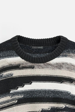 GEOMETRIC JACQUARD SWEATER - Zara фото 9