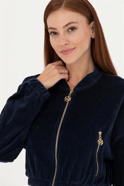 Женский темно-синий свитшот - U.s. polo assn фото 2