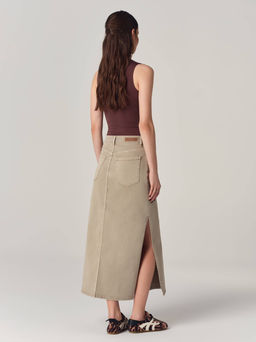 CONTE CON-946 Юбка джинсовая женская peanut  фото 3