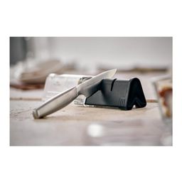 Точилка для кухонных ножей складная, 2 уровня заточки Walmer Home Chef, цвет черный  фото 5