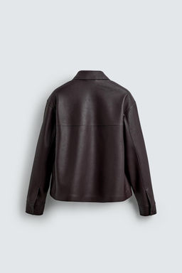 FAUX LEATHER JACKET - Zara фото 8