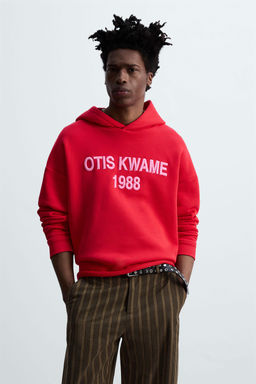 EMBROIDERED HOODIE  OTIS KWAME KYE QUAICOE - Zara фото 2