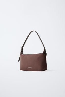 BOLSO SHOULDER NYLON / Marr?n - Zara фото 2