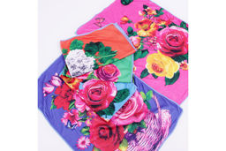 Набор полотенец микрофибра Цветы на 8 марта 38702 в сумочке Р+Р - Наталья-текстиль фото 2