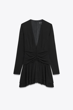 GATHERED PLAYSUIT DRESS